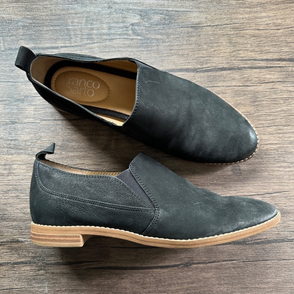 *FRANCO SARTO* Black x Brown Shoes Size 7